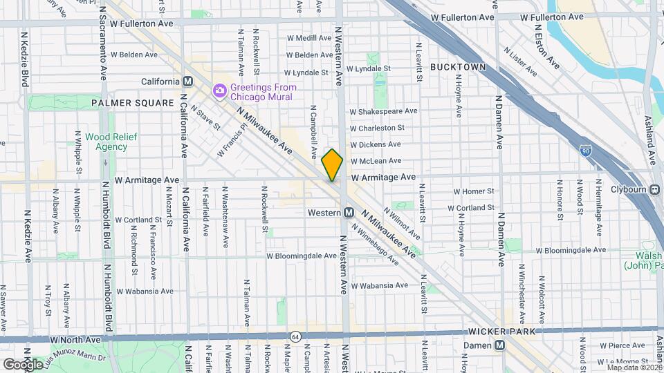 1978 N Milwaukee Ave Map and Location Details