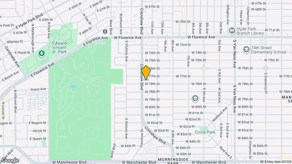 3311 W 78th St, Unit 1 Mapa y Detalles de la Ubicación