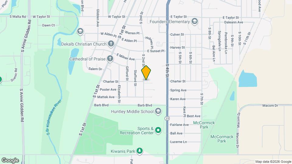 201 Chamberlain Dr Map and Location Details