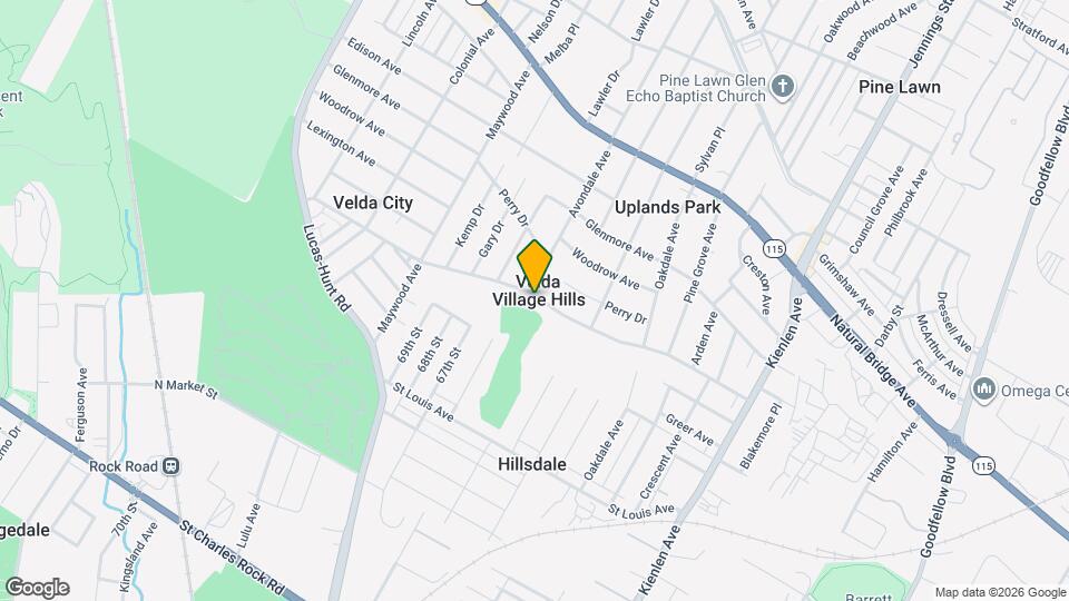 6532 Myron Ave Map and Location Details