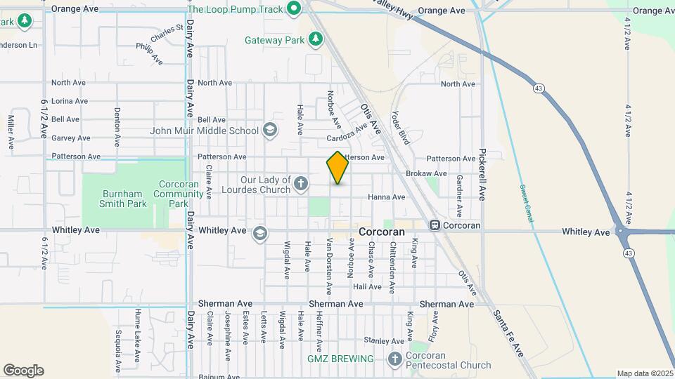 1216 Hanna Ave Map and Location Details