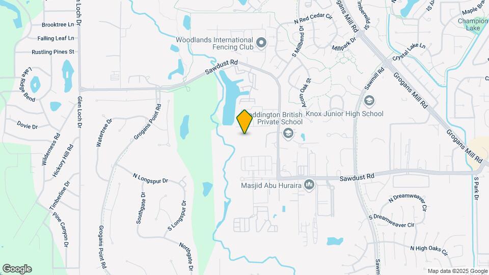 1941 Sawdust Rd Map and Location Details