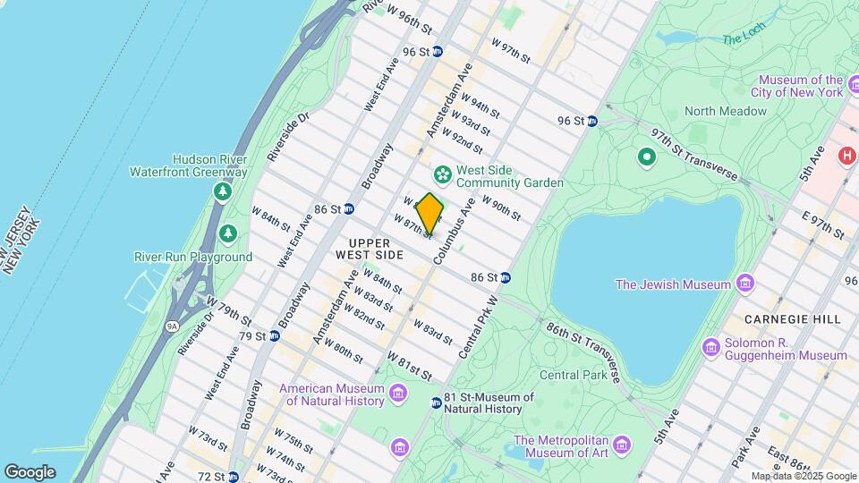 116 W 87th St Mapa y Detalles de la Ubicación