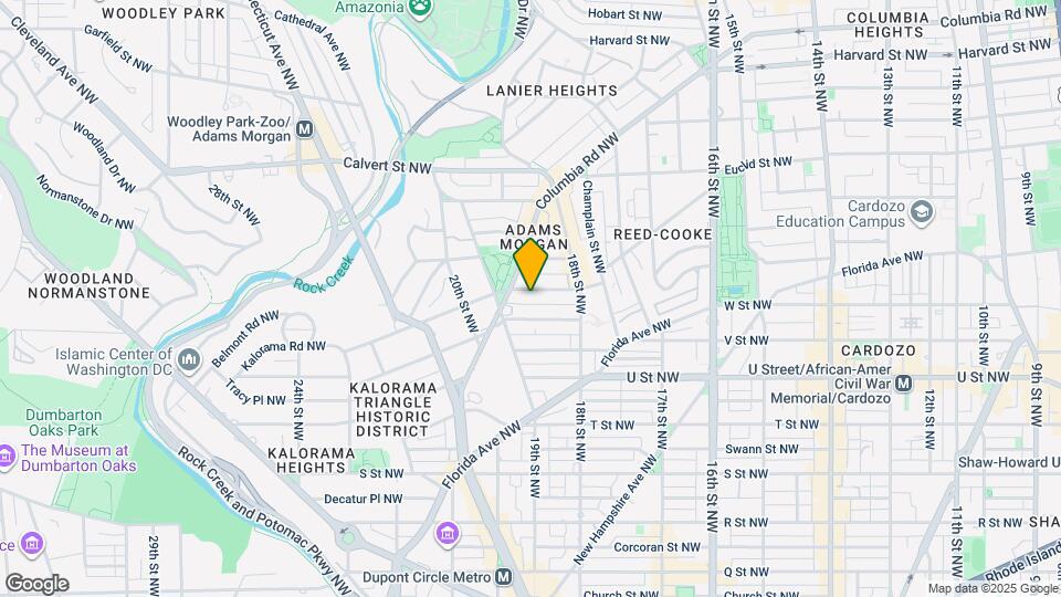 1856 Kalorama Rd NW Map and Location Details