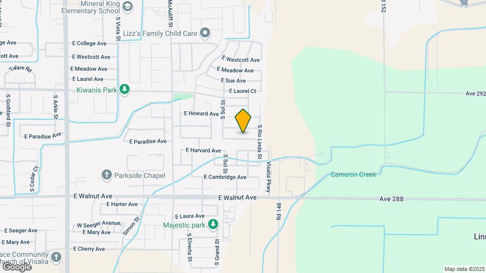 4222 E Paradise Ave Map and Location Details