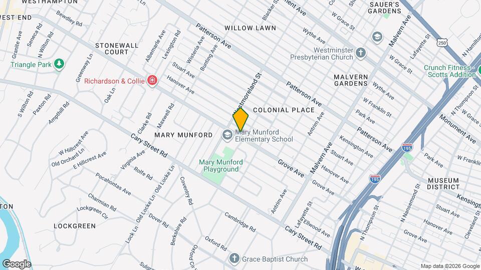 4502 Grove Ave Map and Location Details