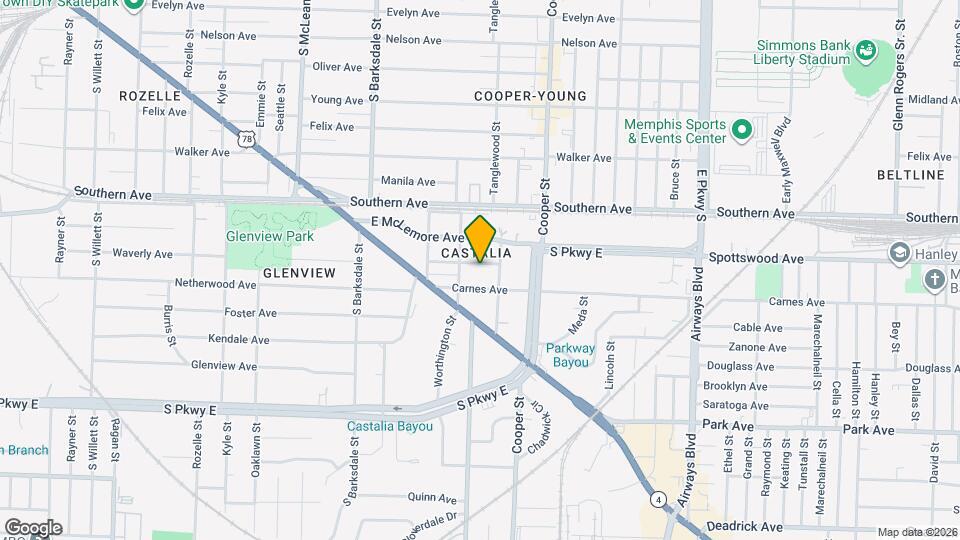 2059 Waverly Ave Mapa y Detalles de la Ubicación
