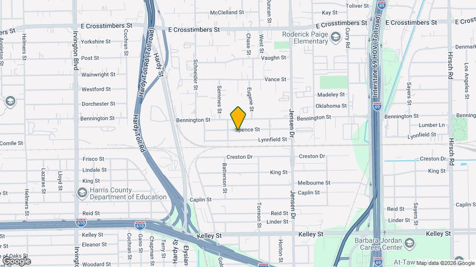 2402 Spence St Map and Location Details