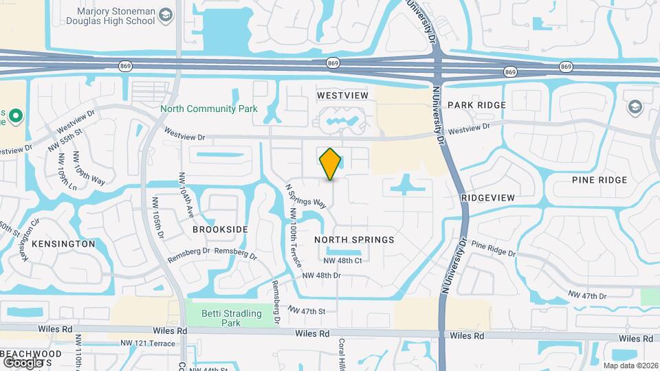 5166 NW 99th Way Map and Location Details