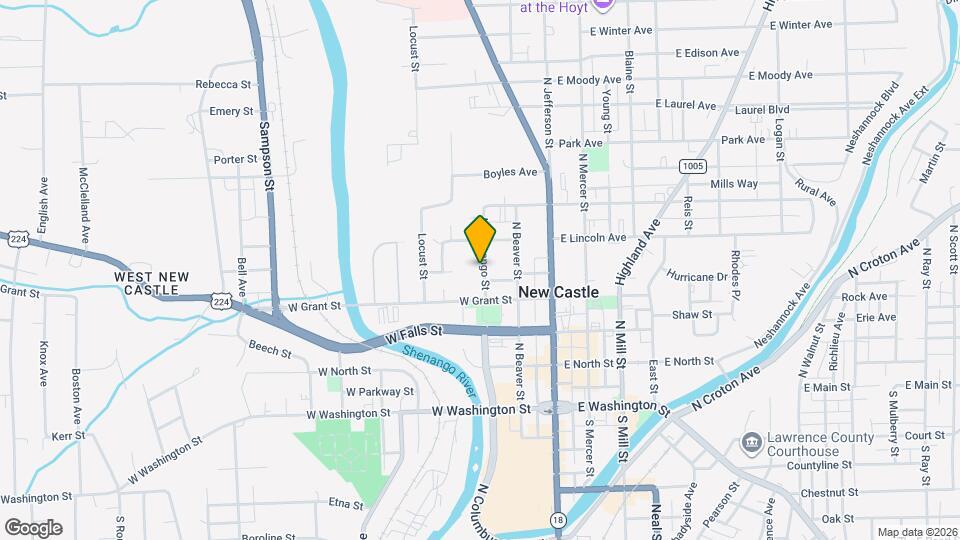 315 N Shenango St Map and Location Details