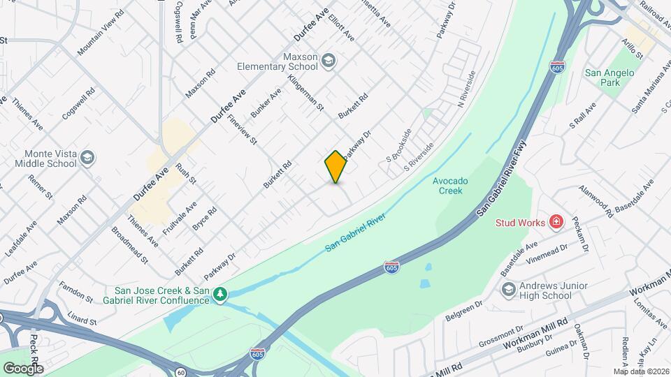 12610 Maryvine St Map and Location Details