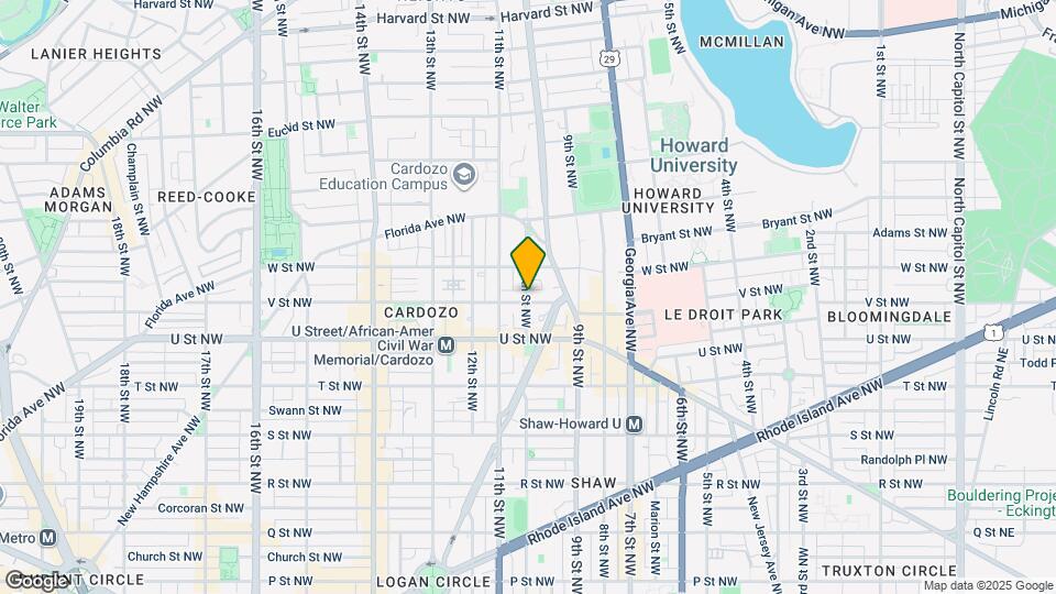 2109 10th St NW, Unit #101 Map and Location Details