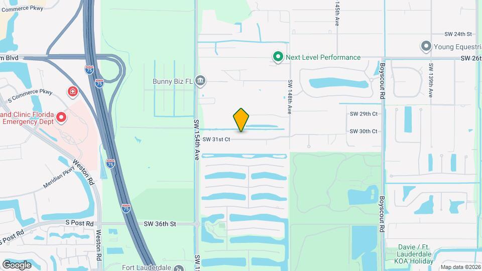 15131 SW 31st Ct Map and Location Details