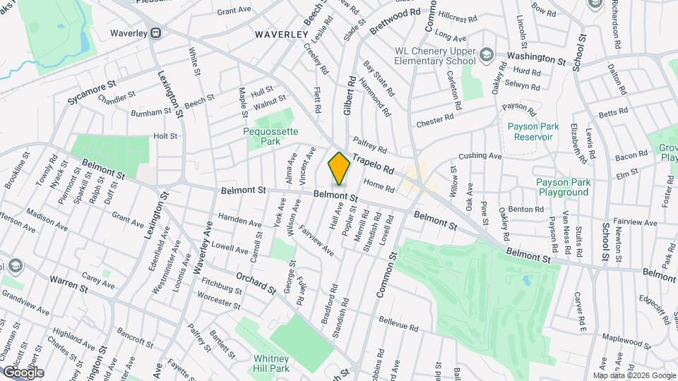 665 Belmont St Mapa y Detalles de la Ubicación