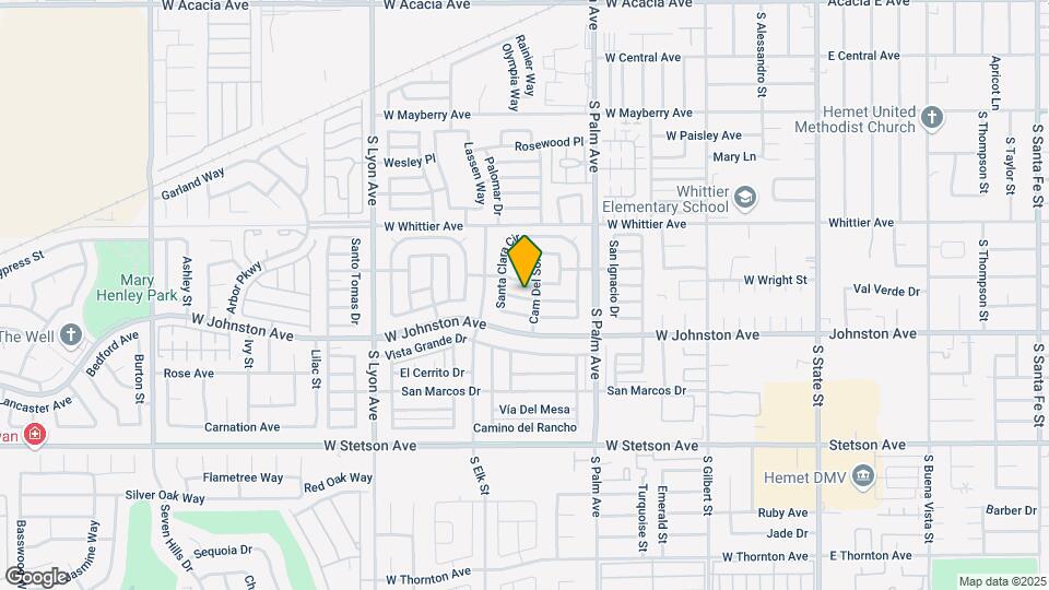 650 San Jose Dr Map and Location Details