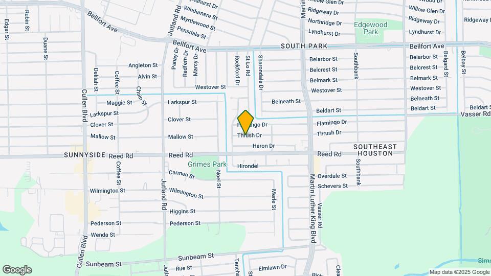 5422 Thrush Dr Map and Location Details