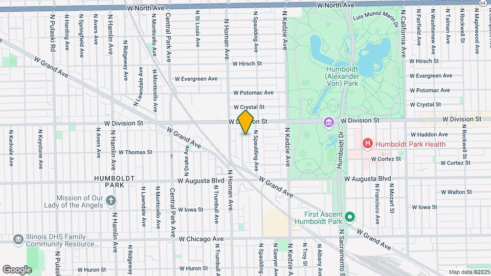 1127 N Christiana Ave Map and Location Details