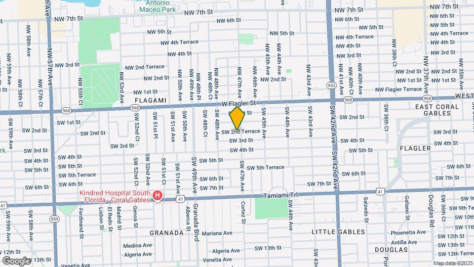 4712 SW 2nd Terrace Map and Location Details