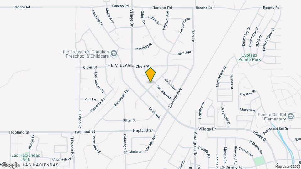 16376 Solvang Ave Map and Location Details