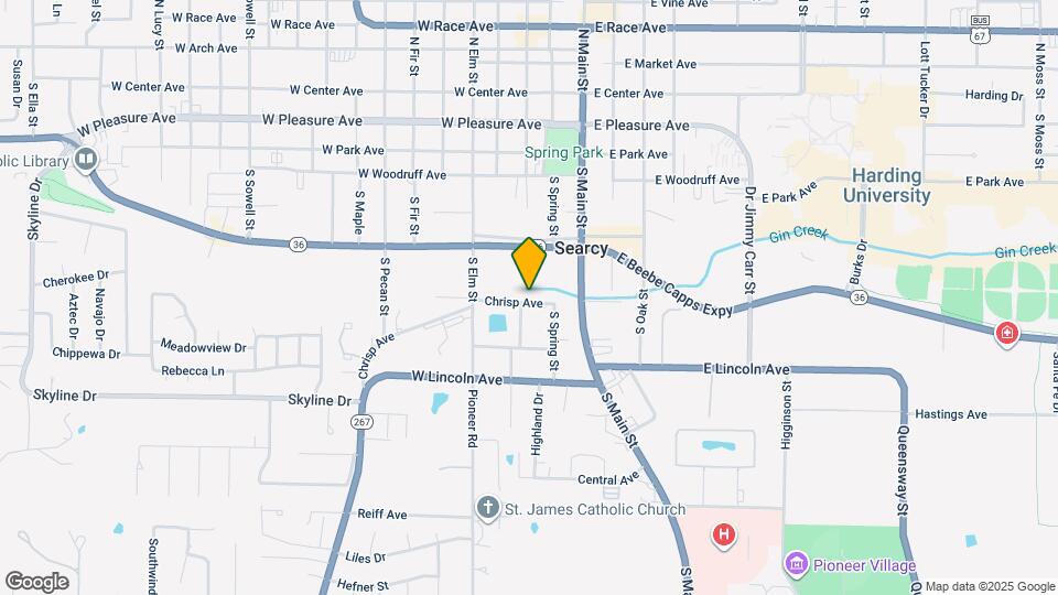 106 Chrisp Ave Map and Location Details