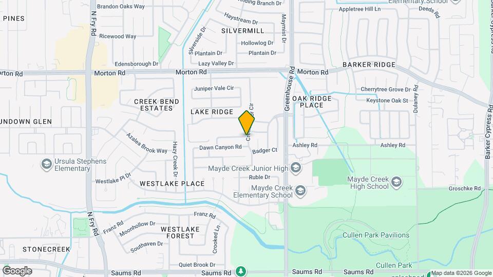 19303 Camellia Knoll Trail Map and Location Details