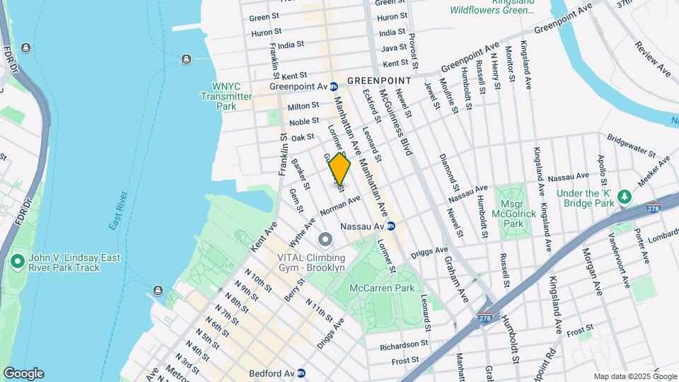 131 Guernsey St Mapa y Detalles de la Ubicación