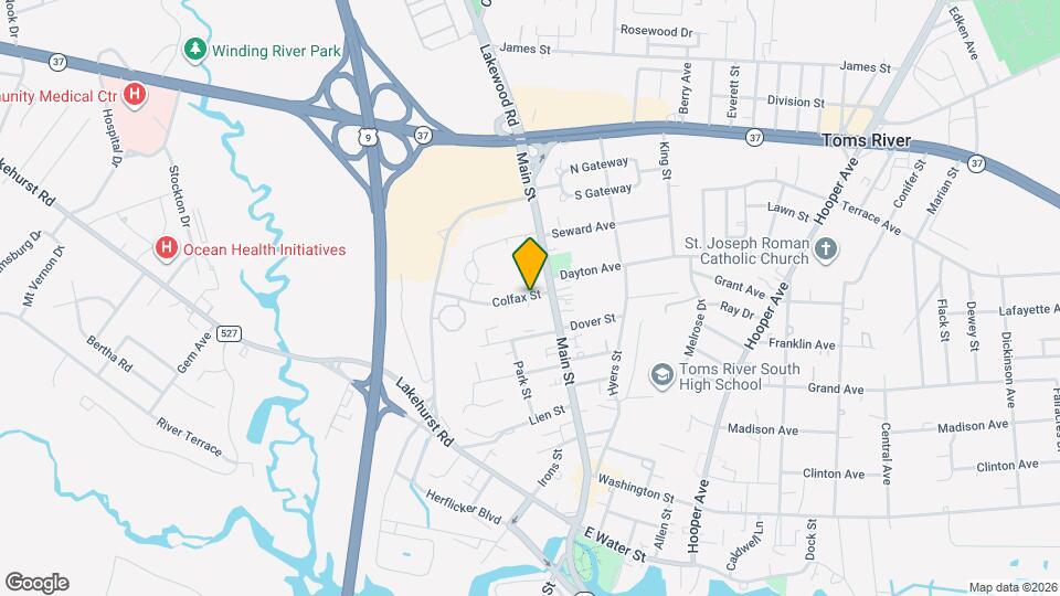 16 Colfax St Map and Location Details