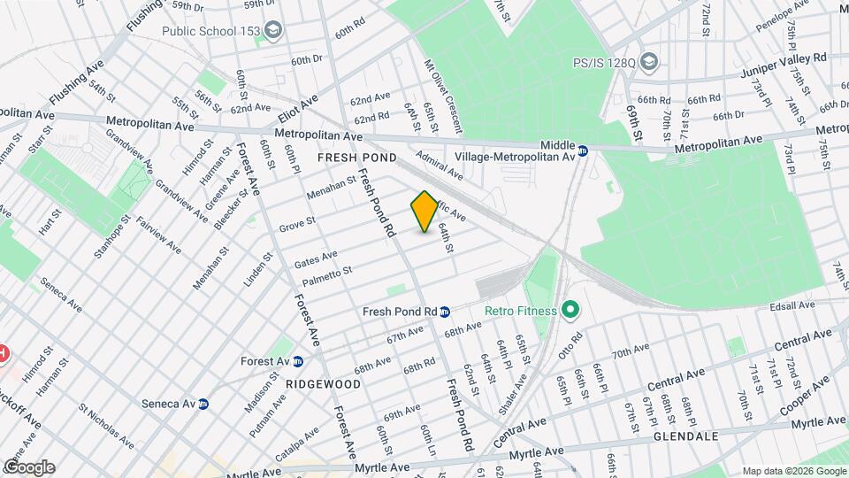 61-33 Palmetto St Mapa y Detalles de la Ubicación