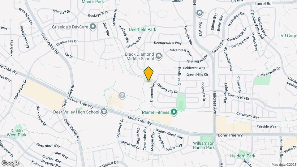 4561 Park Hill Ct Map and Location Details