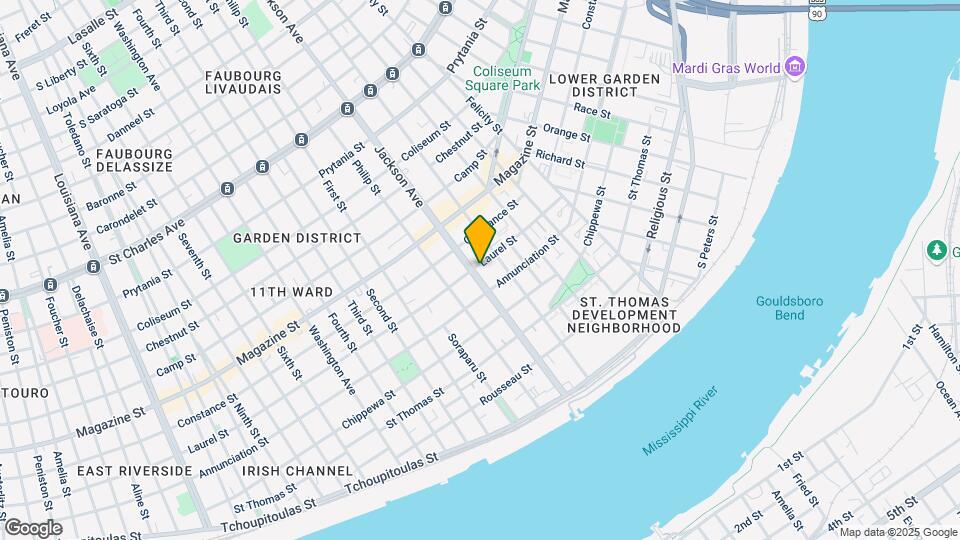 833 Jackson Ave Mapa y Detalles de la Ubicación