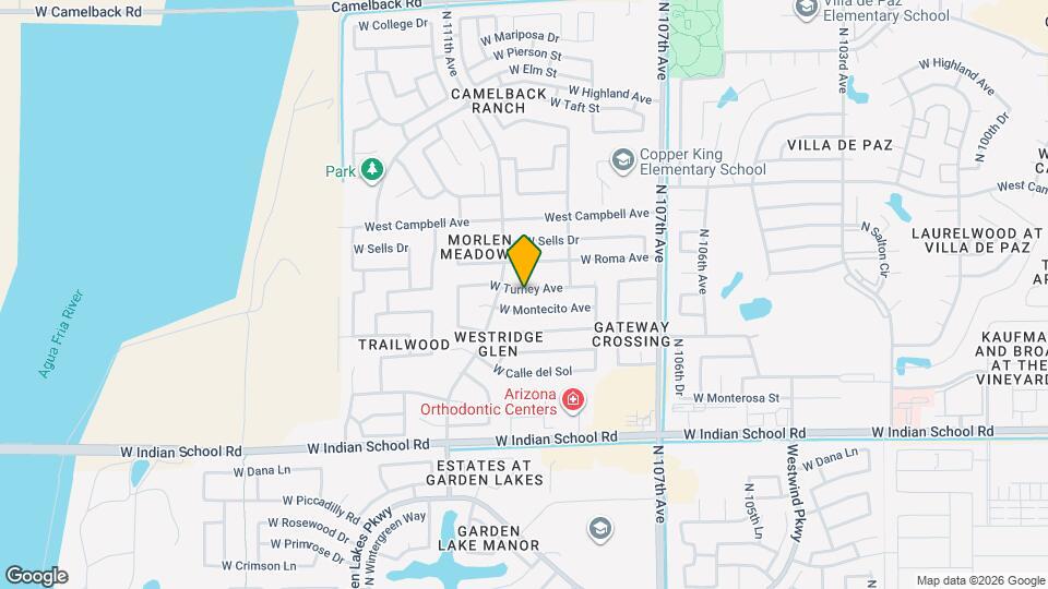 10921 W Turney Ave Map and Location Details