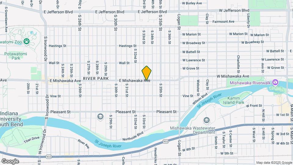 3306 E Mishawaka Ave Map and Location Details