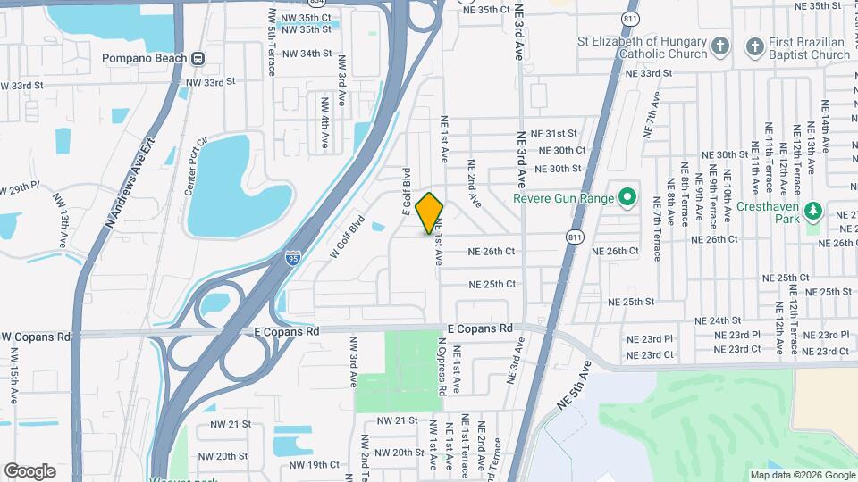 100 NW 27th St Map and Location Details