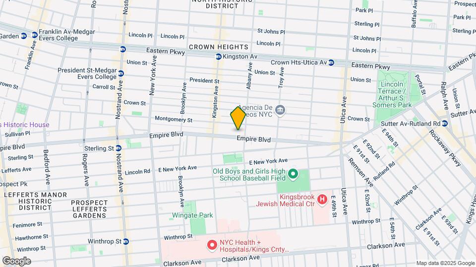 649 Empire Blvd Map and Location Details