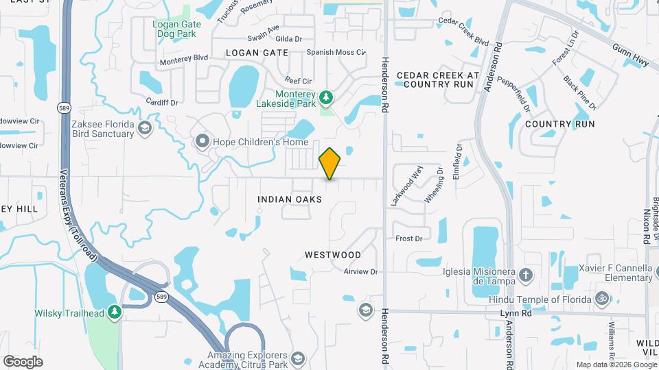 11205 Partridge Dr Map and Location Details