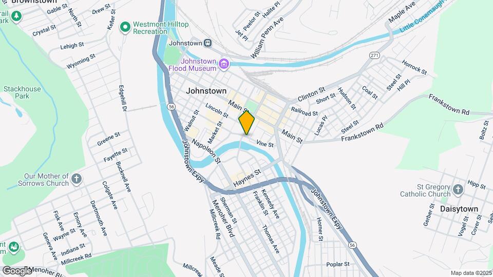 510 Vine St Map and Location Details