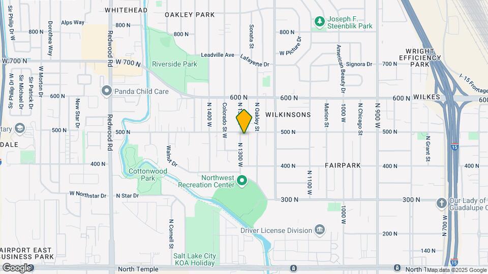 1285 W 500 N Map and Location Details