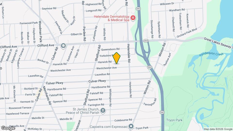 614 Westchester Ave Map and Location Details