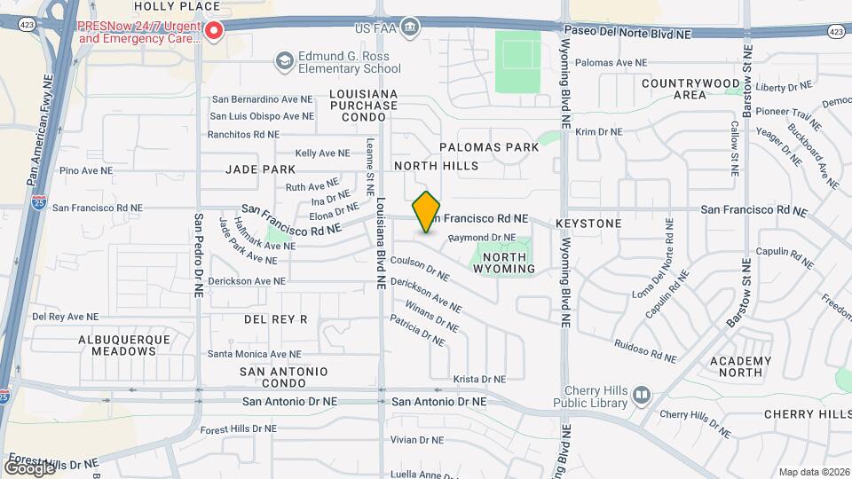 7133 Loma Del Norte Rd NE Map and Location Details