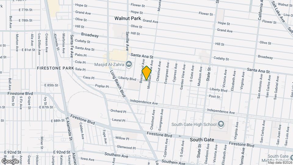 2820 Liberty Blvd Mapa y Detalles de la Ubicación