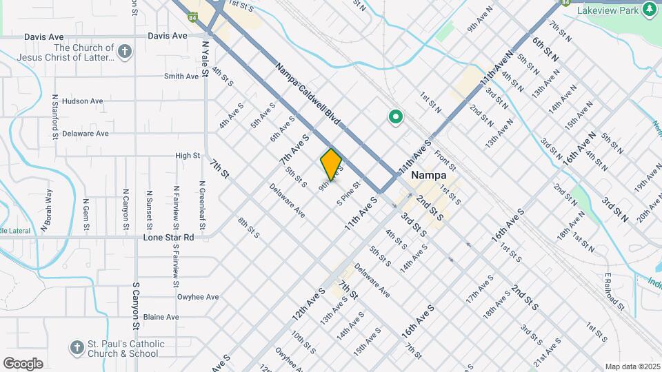 406 9th Ave S Map and Location Details