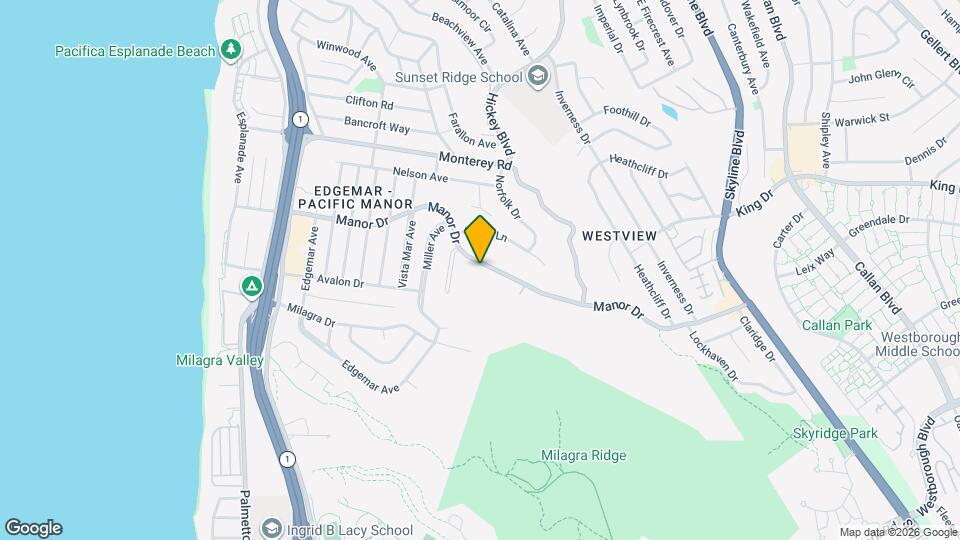 424 Manor Dr Mapa y Detalles de la Ubicación