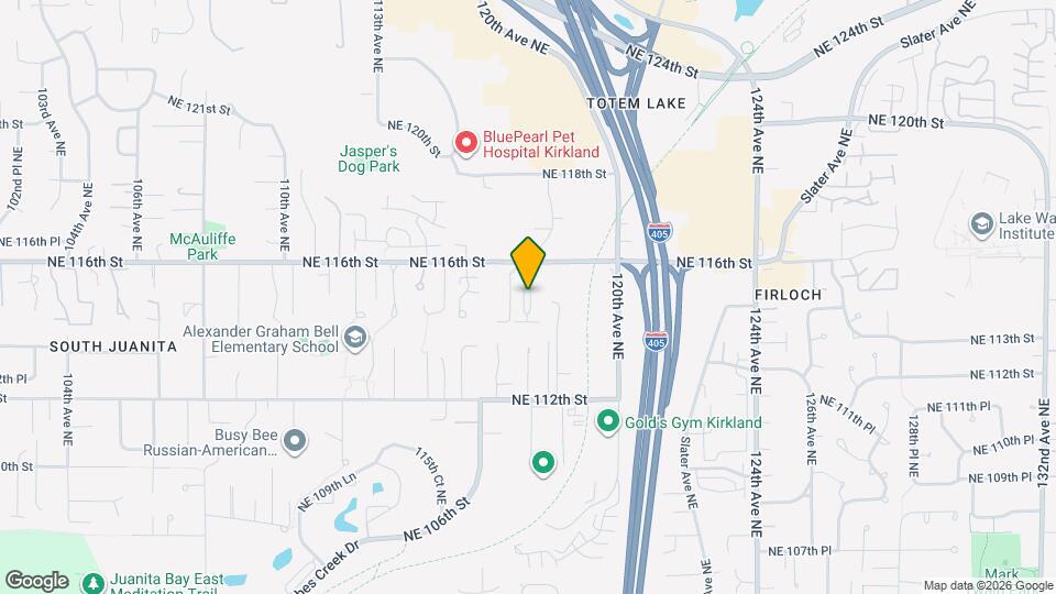 11403 117th Ln NE Map and Location Details