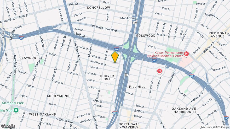 669 33rd St Map and Location Details