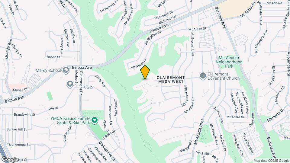 4784 Mount Almagosa Dr, Unit large studio loft Map and Location Details