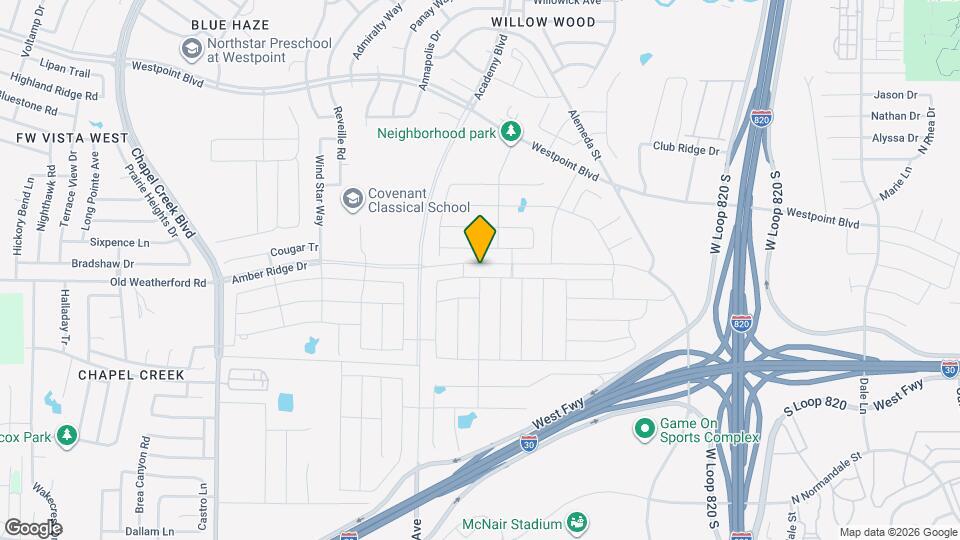 9732 Walnut Cove Dr Map and Location Details