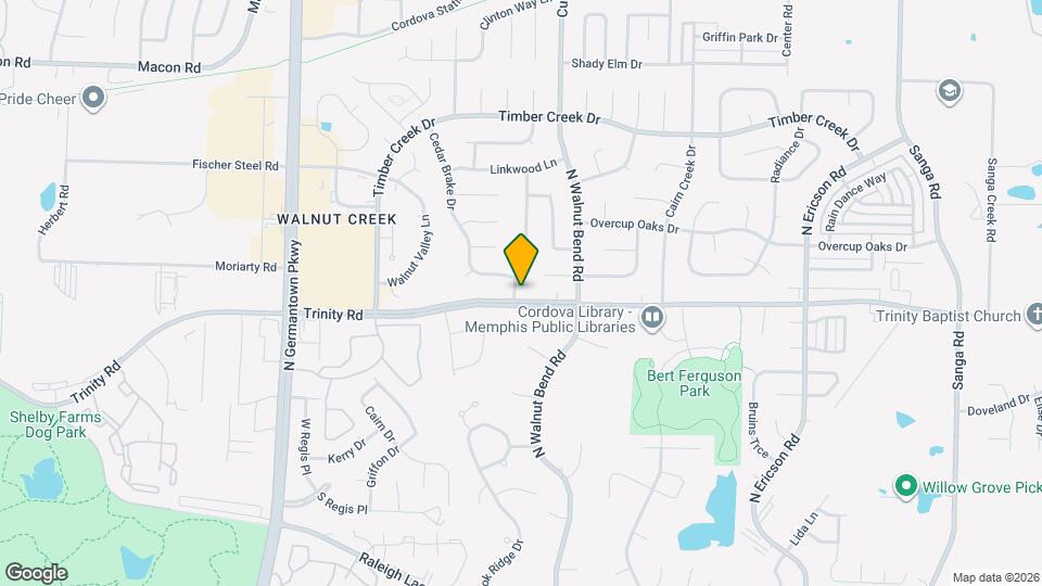 646 Tealwood Ln Mapa y Detalles de la Ubicación