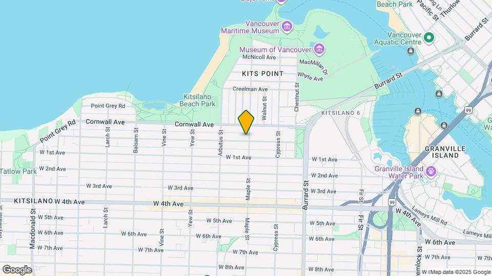 1549 Maple St Map and Location Details