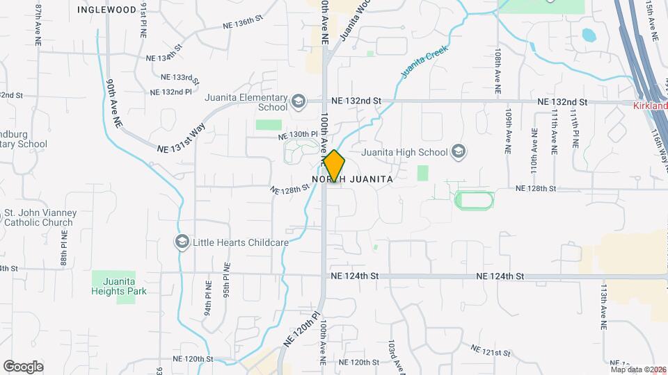 10026 NE 127th Pl, Unit D116 Map and Location Details