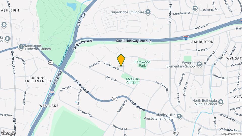 7001 Longwood Dr Map and Location Details